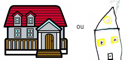 Deux maisons : illustration pour l'article du Blog de Liz : Quel prestataire choisir ?